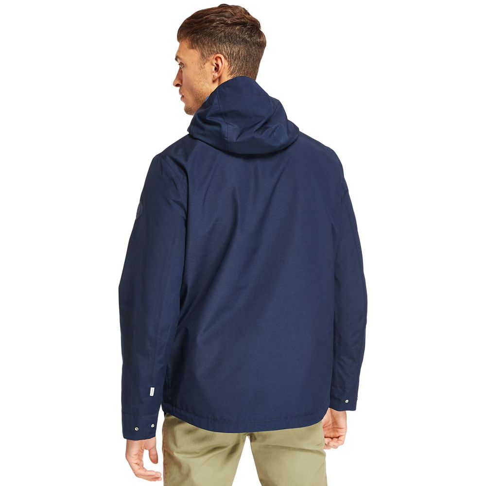 Timberland Mens Jackets Ragged Mountain Waterproof - Navy - India EX8195420